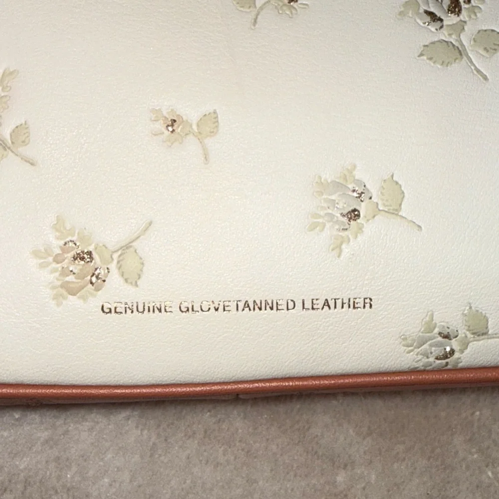 Limited Disney x Coach Minnie Mouse Kisslock Bag Cream & Pink Floral Print New! - Picture 17 of 17